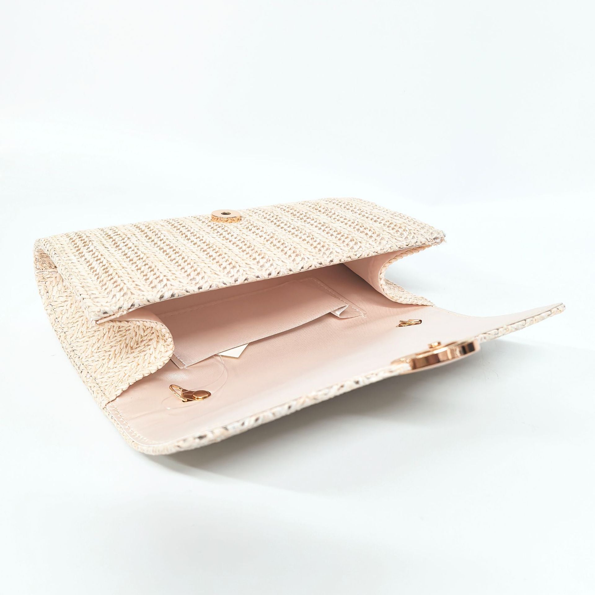 Elegant Clutch Purse for Women Straw Clutch Formal Evening Bag for Wedding Party Dinner