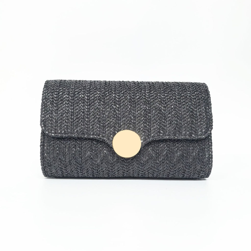Elegant Clutch Purse for Women Straw Clutch Formal Evening Bag for Wedding Party Dinner