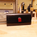 Genuine Leather Handmade Retro Multifunctional Wallet & Clutch Bag - Long Wallet Suitable for Holder, Cash, Cards, Creditors, Genuine Leather for Everyday Use, Travel,, - Stylish Gift